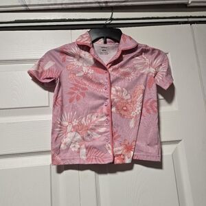 Carter's Pink Button Down Pajamas